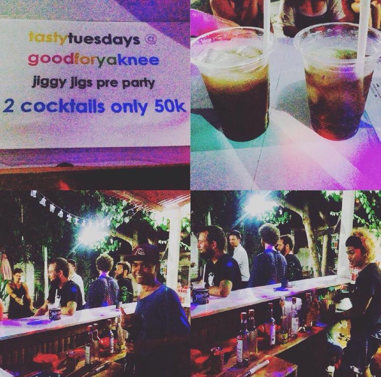 Good For Ya Knee Hostel & Bungalows (Adults Only) Gili Trawangan Eksteriør bilde