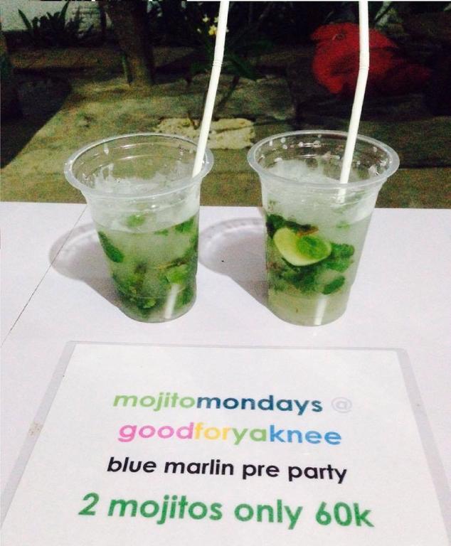 Good For Ya Knee Hostel & Bungalows (Adults Only) Gili Trawangan Eksteriør bilde