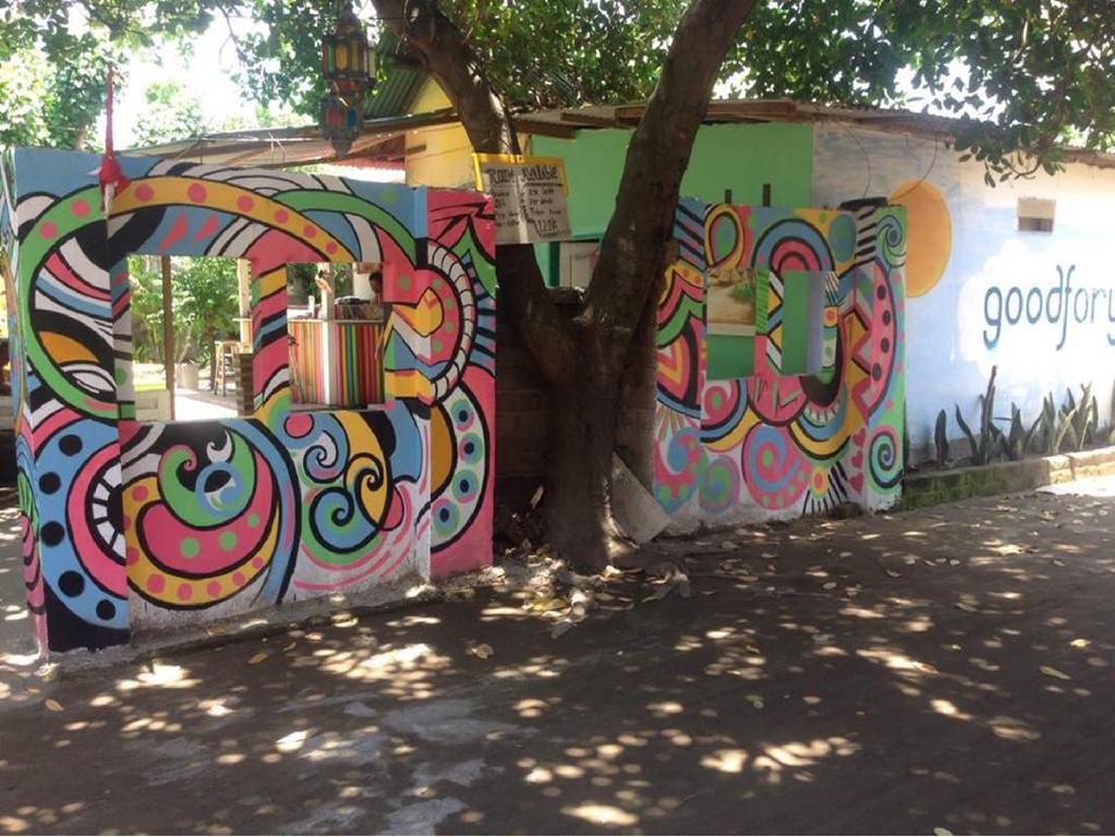 Good For Ya Knee Hostel & Bungalows (Adults Only) Gili Trawangan Eksteriør bilde